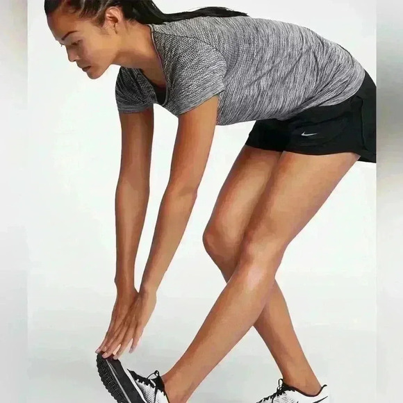 Nike Women's 3'' Heatherized Tempo Running Shorts - Picture 4 of 4